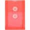 JAM Paper 4.25" x 6.25" Open End Plastic Envelopes with Button and String Closure, 24ct.